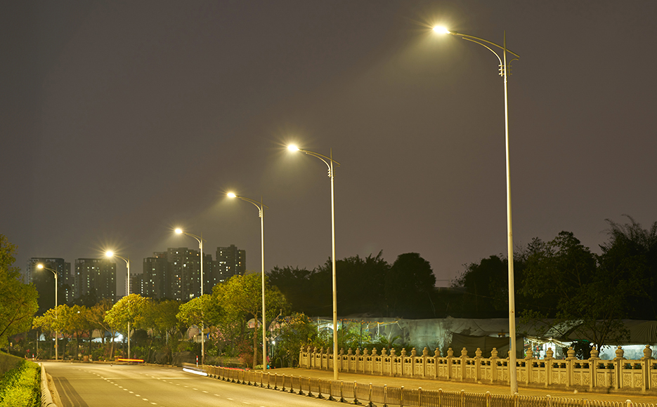 Nanning road lighting project - Wangzhou Road project case