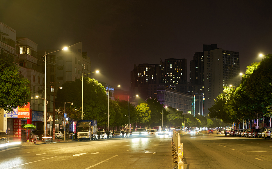 Nanning road lighting project - Wangzhou Road project case