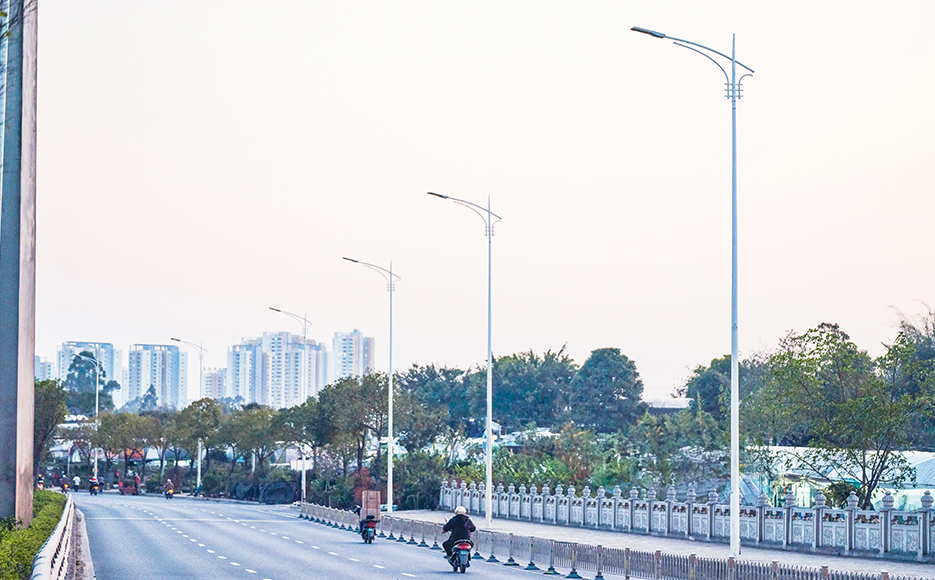 Nanning road lighting project - Wangzhou Road project case