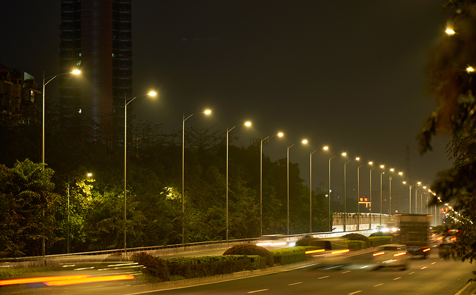 Nanning road lighting project - Xiuxiang Avenue project case