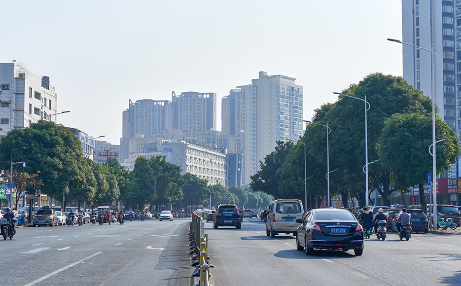 Nanning road lighting project - Wangzhou Road project case
