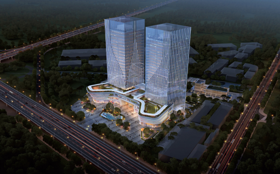 Huafeng Group Industrial Internet center flood lighting project