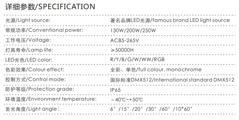 LED投光灯-TGD-YY05