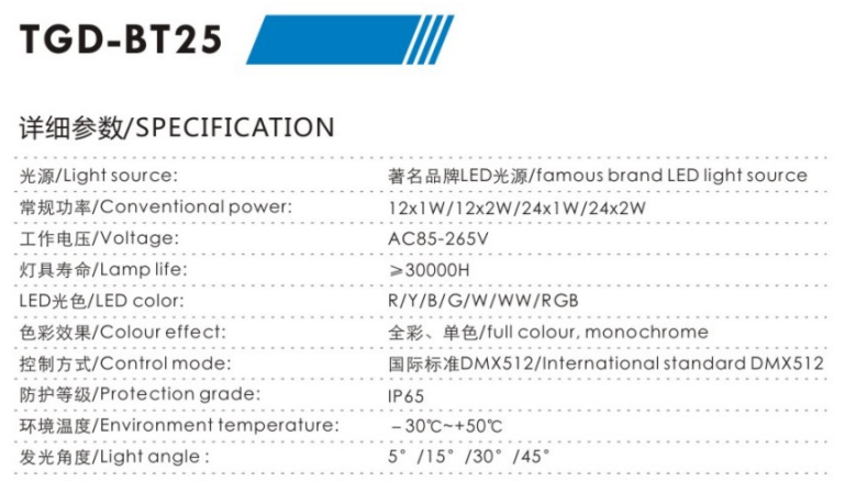 LED投光灯-TGD-BT25