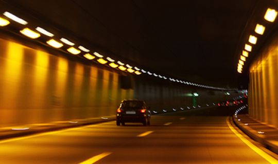 Tunnel light control system