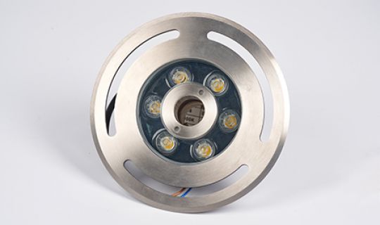 Stainless steel fountain light