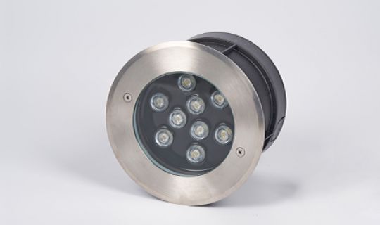 Stainless steel underwater ground lamp