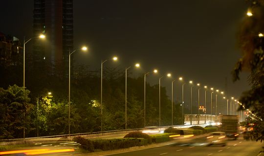 Nanning road lighting project - Xiuxiang Avenue project case