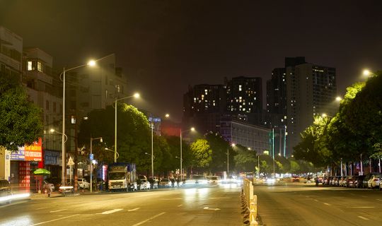 Nanning road lighting project - Wangzhou Road project case