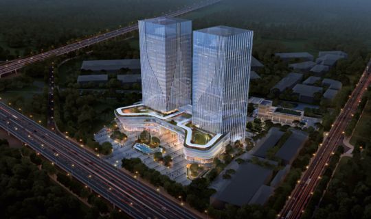 Huafeng Group Industrial Internet center flood lighting project